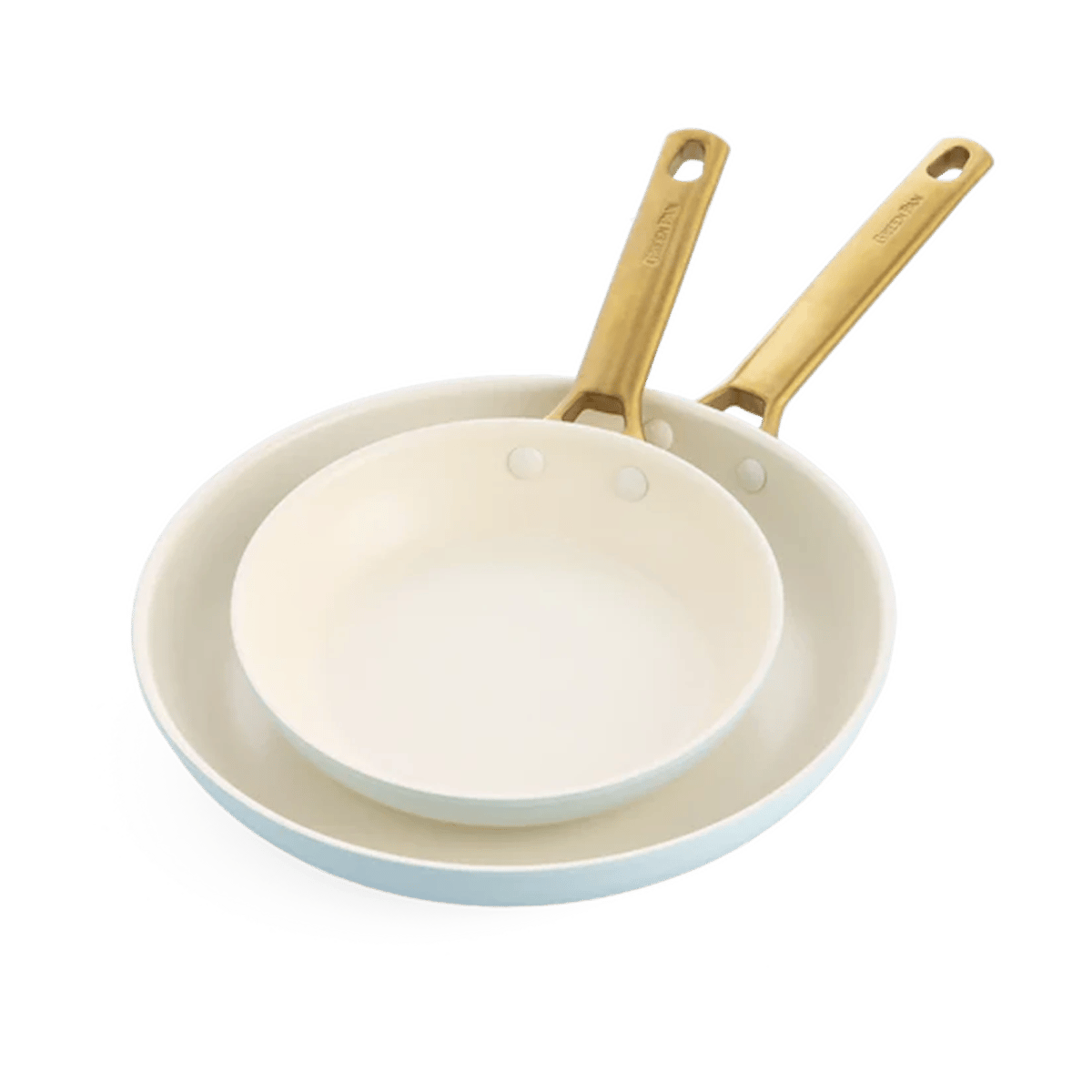 GreenPan Padova stekepannesett 20 + 26 cm Light blue
