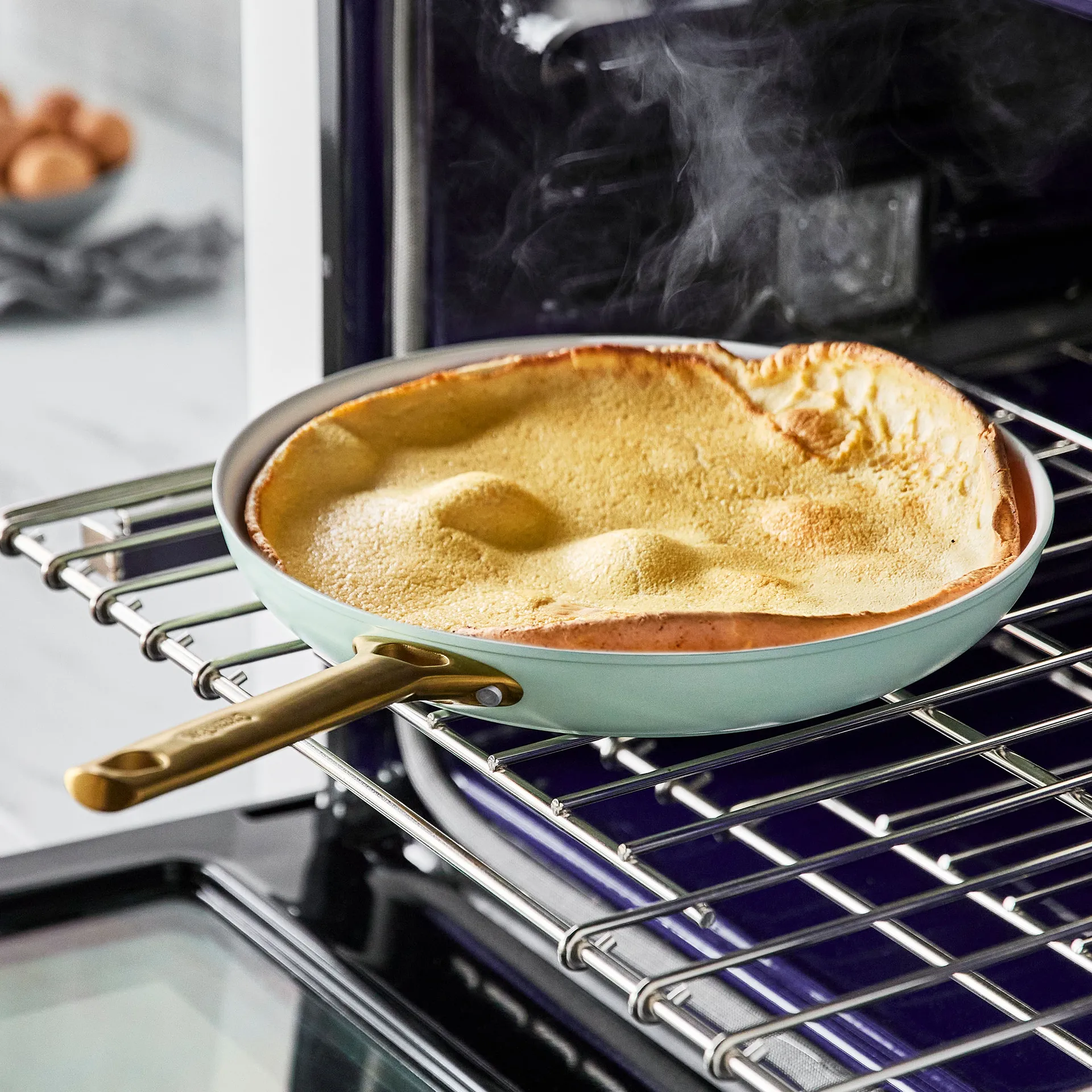 Padova stekepannesett 20 + 26 cm, Mint green GreenPan