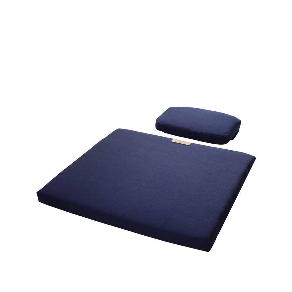 Grythyttan Stålmöbler A3 polstring nakke/sittedel Sunbrella blå