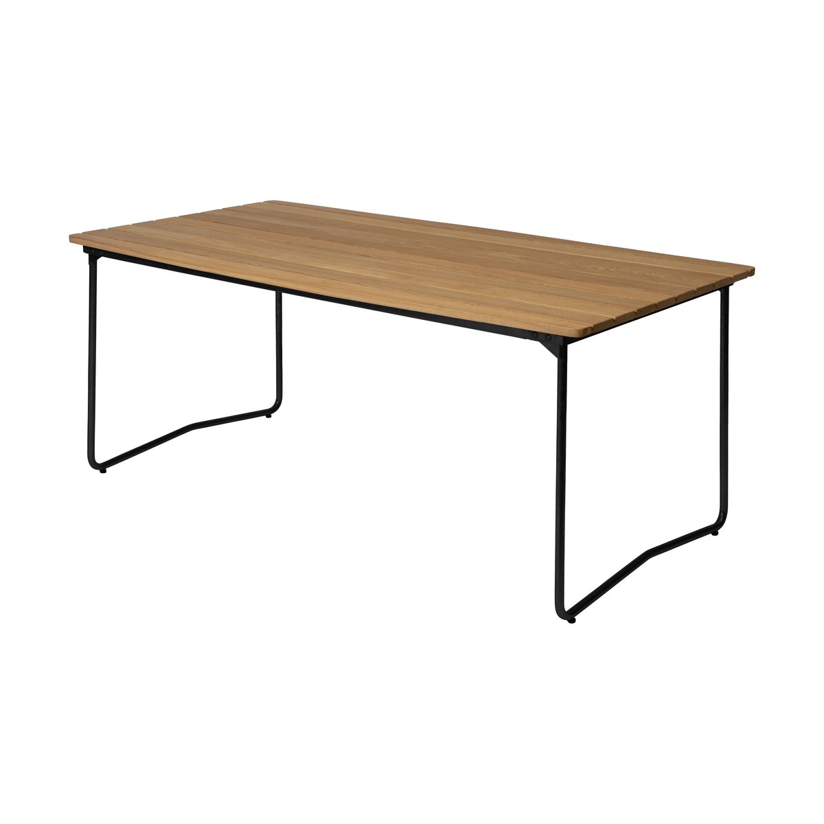 Grythyttan Stålmöbler B31 170 spisebord Oljet eik-svart