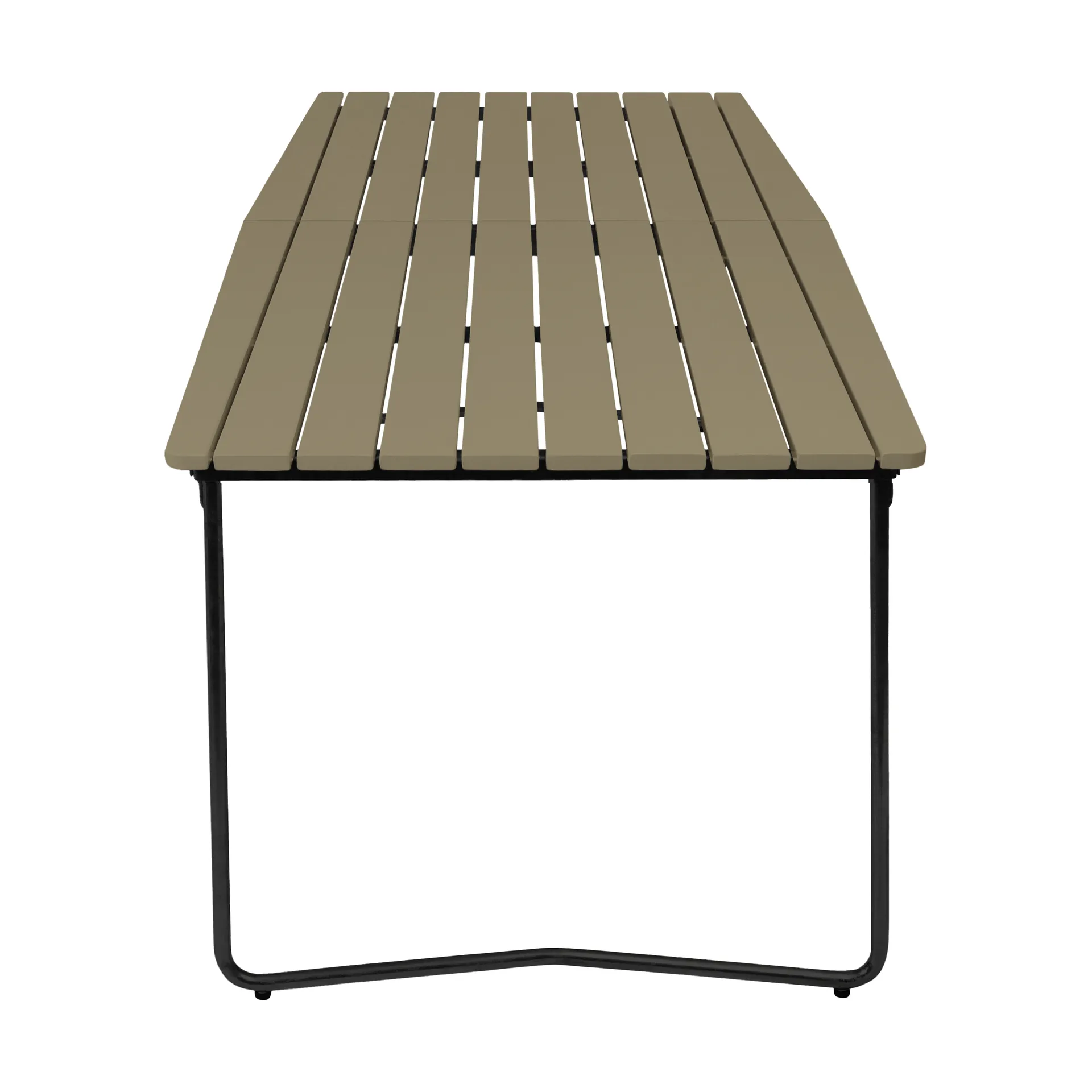 B31 spisebord, Lysegrønn eik-svart Grythyttan Stålmöbler