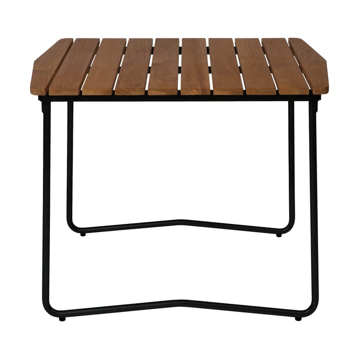 B31 spisebord, Ubehandlet teak-svart Grythyttan Stålmöbler