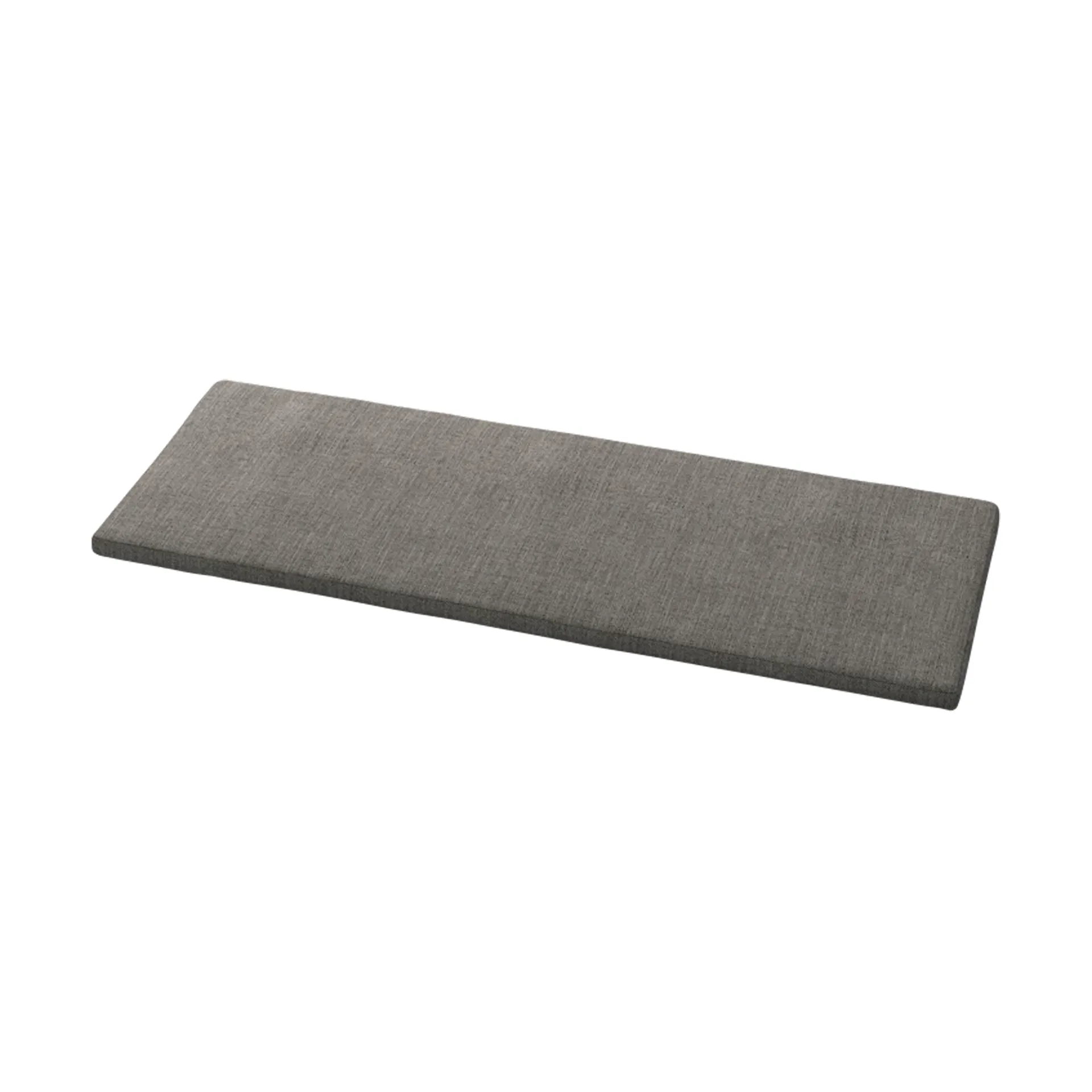 Benk 8 sittepute, Black melange, 110x40 cm Grythyttan Stålmöbler