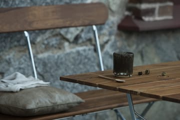 Bryggeribord - Teak-varmgalvanisert stativ - Grythyttan Stålmöbler