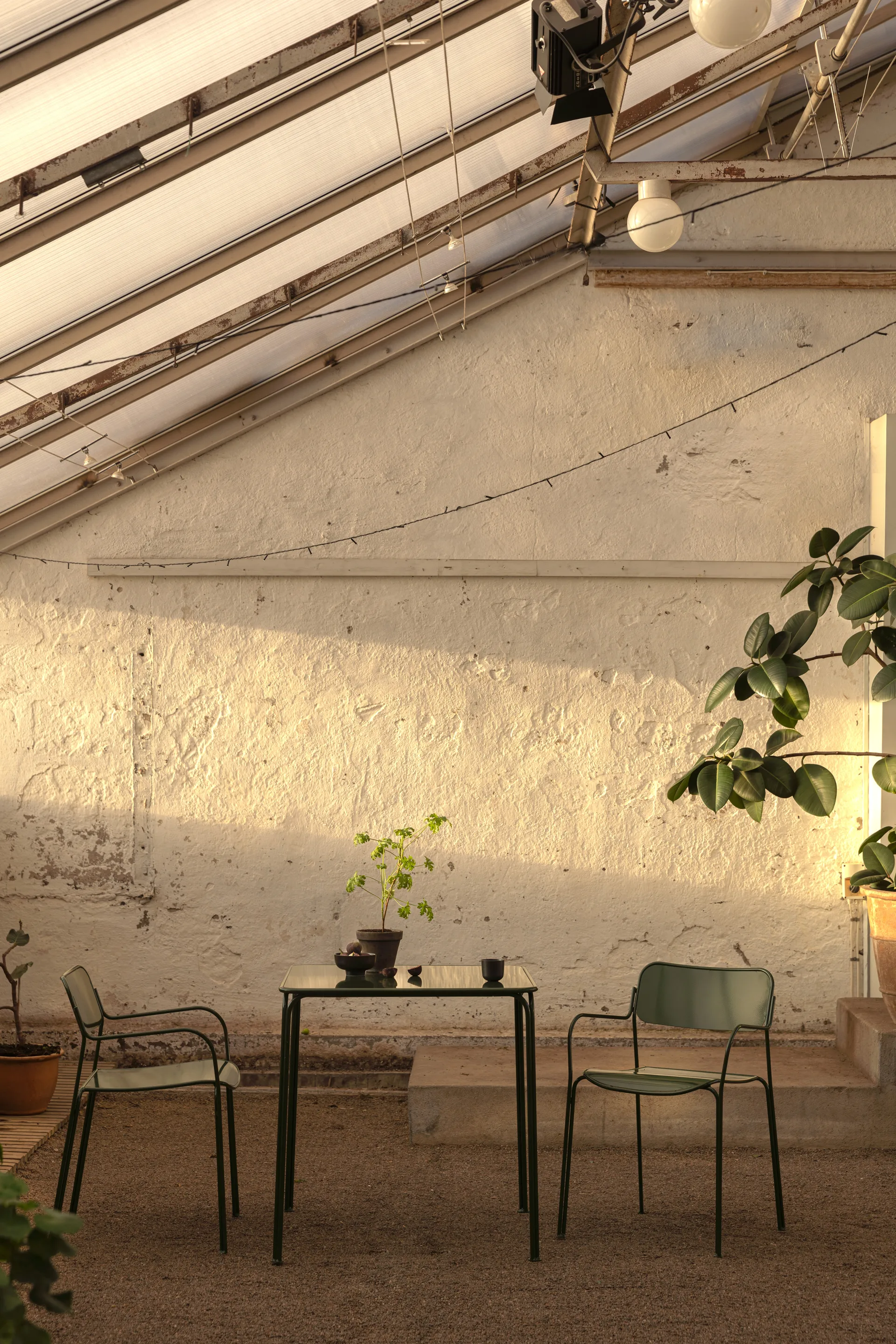 Chair Libelle stol, Grønn Grythyttan Stålmöbler