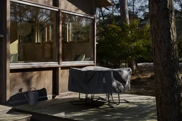 Grythyttan møbelbeskyttelse - 9A spisebord 100/120 cm + stoler - Grythyttan Stålmöbler