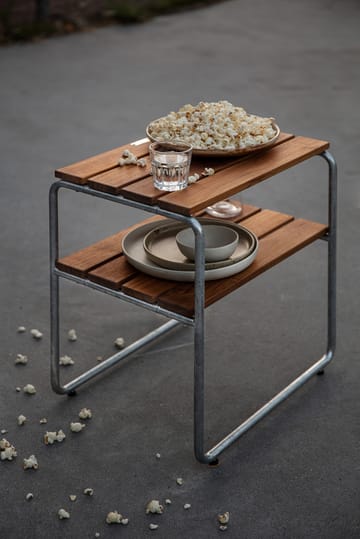Grythyttan sidebord - Teak-varmgalvanisert stativ - Grythyttan Stålmöbler
