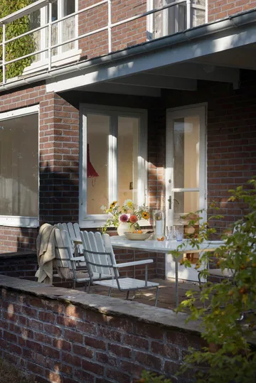 Grythyttan spisegruppe hvit B31 170 cm + 6 stk A2 - Grythyttan Stålmöbler