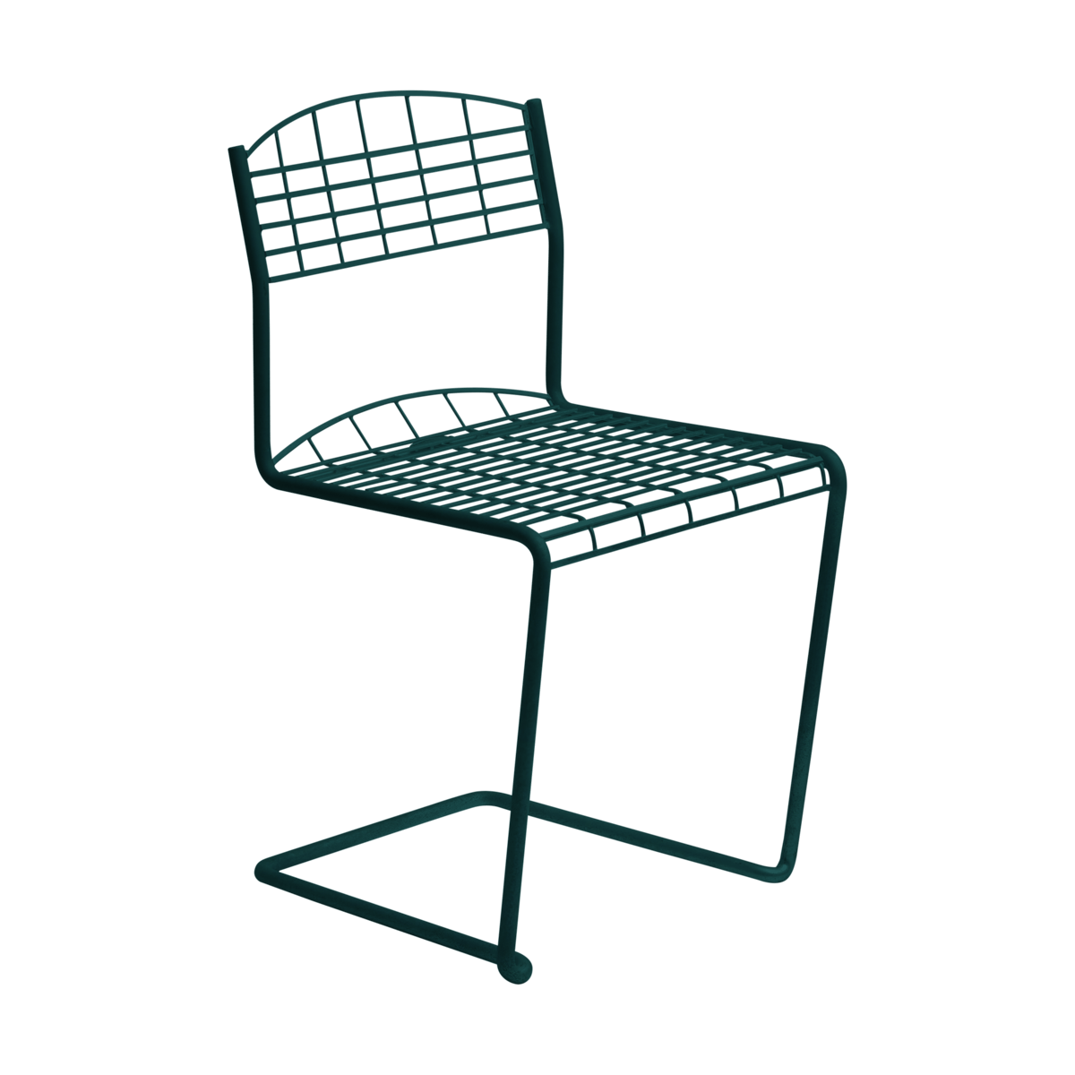 Grythyttan Stålmöbler, Stol High Tech Blue green