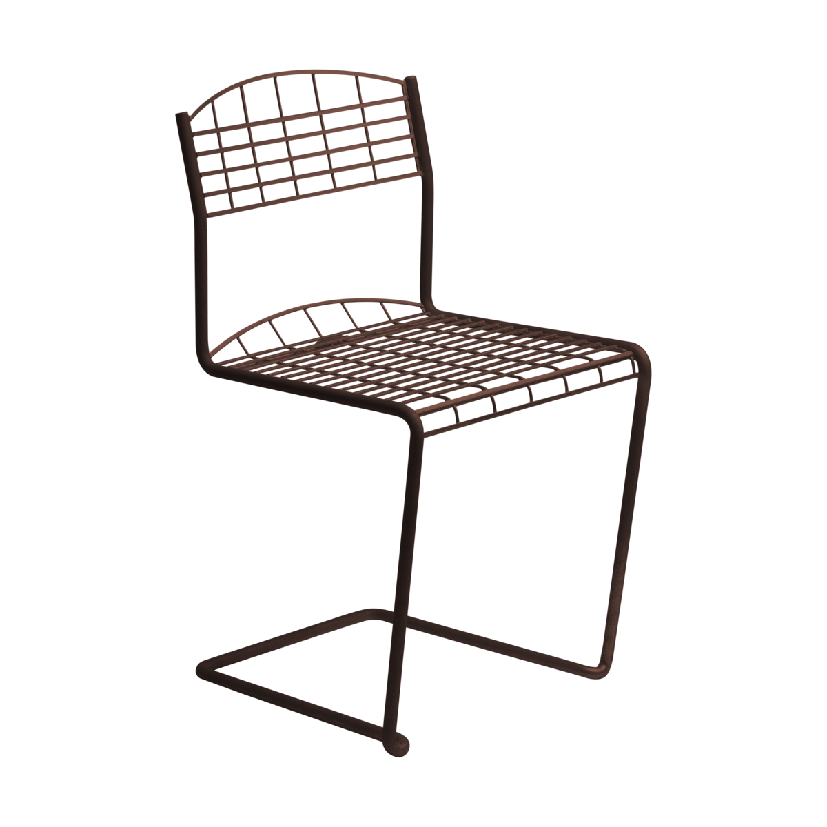 Grythyttan Stålmöbler High Tech stol Chestnut