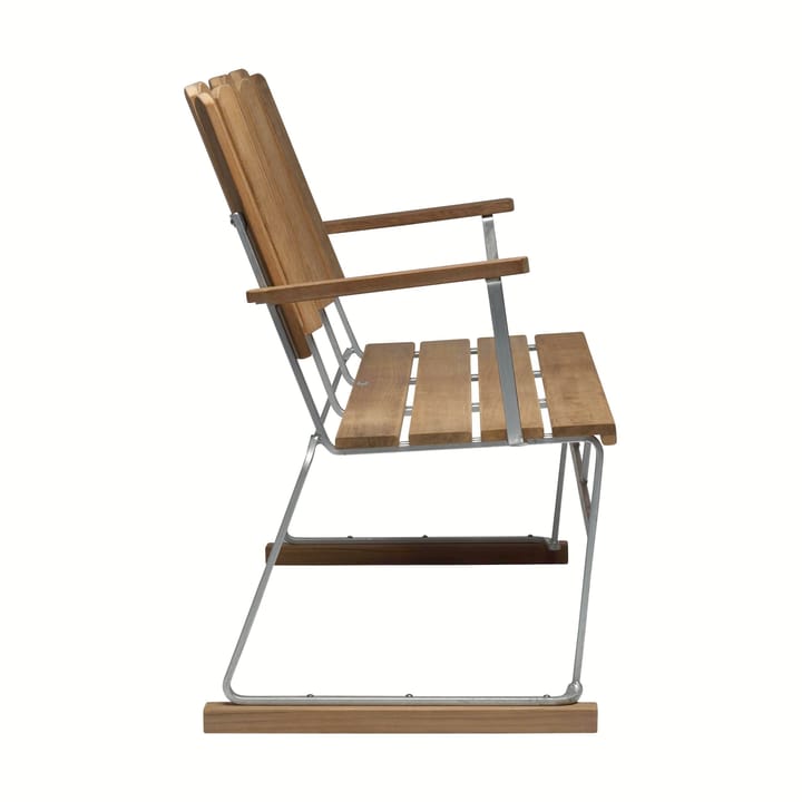 Sofa 6, Teak-varmgalvanisert stativ Grythyttan Stålmöbler