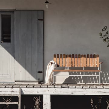 Sofa 6 - Teak-varmgalvanisert stativ - Grythyttan Stålmöbler