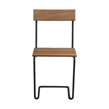 Stol 1 - Ubehandlet teak-svart - Grythyttan Stålmöbler