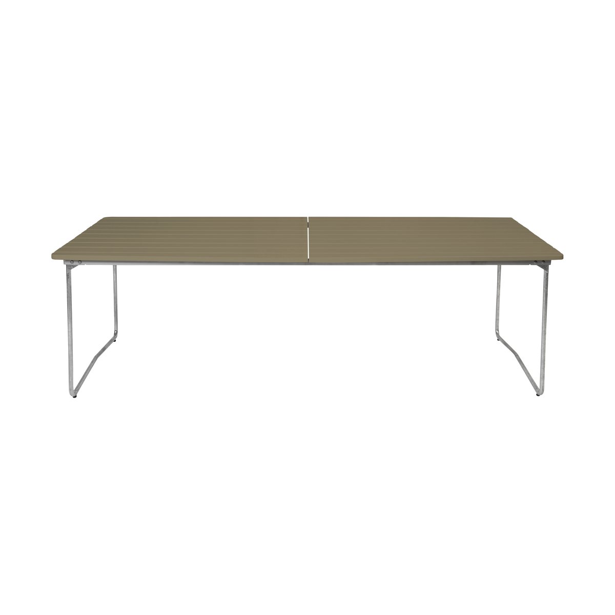Grythyttan Stålmöbler Table B31 spisebord 230 cm Lysegrønn eik-galvanisert stål