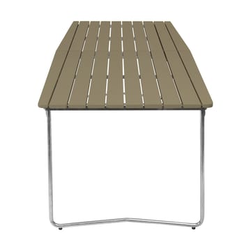 Table B31 spisebord 230 cm - Lysegrønn eik-galvanisert stål - Grythyttan Stålmöbler