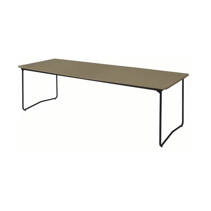 Table B31 spisebord 230 cm, Lysegrønn eik-svart Grythyttan Stålmöbler