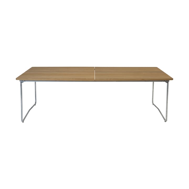 Table B31 spisebord 230 cm - Oljet eik-galvaniserte ben - Grythyttan Stålmöbler