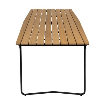 Table B31 spisebord 230 cm - Oljet eik-svart - Grythyttan Stålmöbler