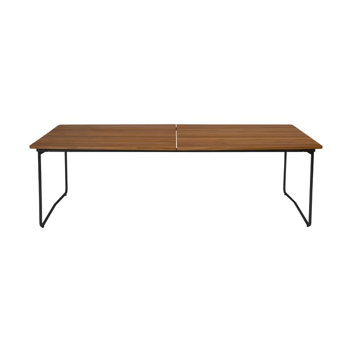 Table B31 spisebord 230 cm - Ubehandlet teak-svart - Grythyttan Stålmöbler