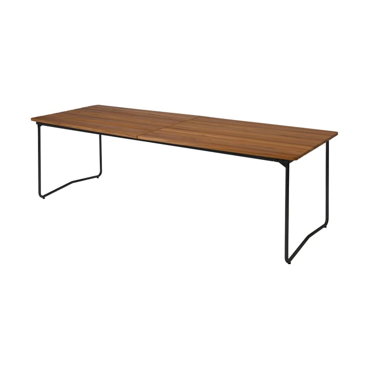 Table B31 spisebord 230 cm, Ubehandlet teak-svart Grythyttan Stålmöbler