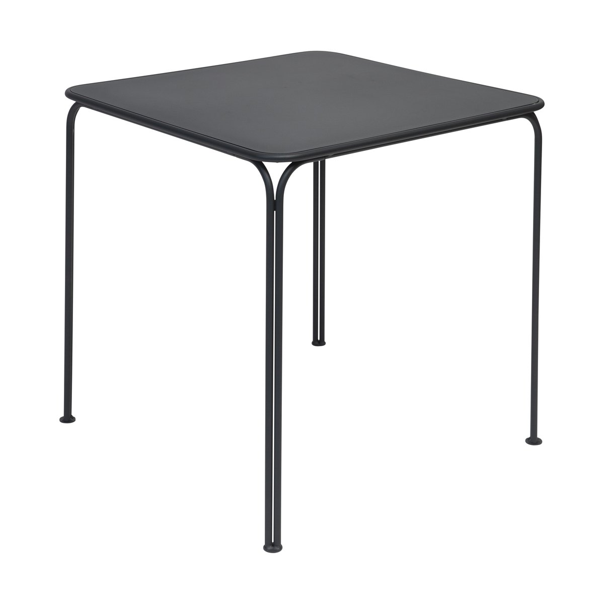 Grythyttan Stålmöbler Table Libelle bord 70x70 cm Grafittgrå