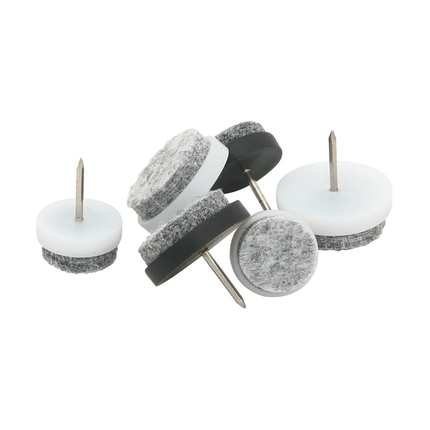 Guardian møbelknapper med spiker Ø24 mm 8-pakning, Svart Guardian