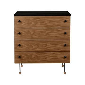 62 Dresser kommode - american walnut, 4 skuffer - GUBI