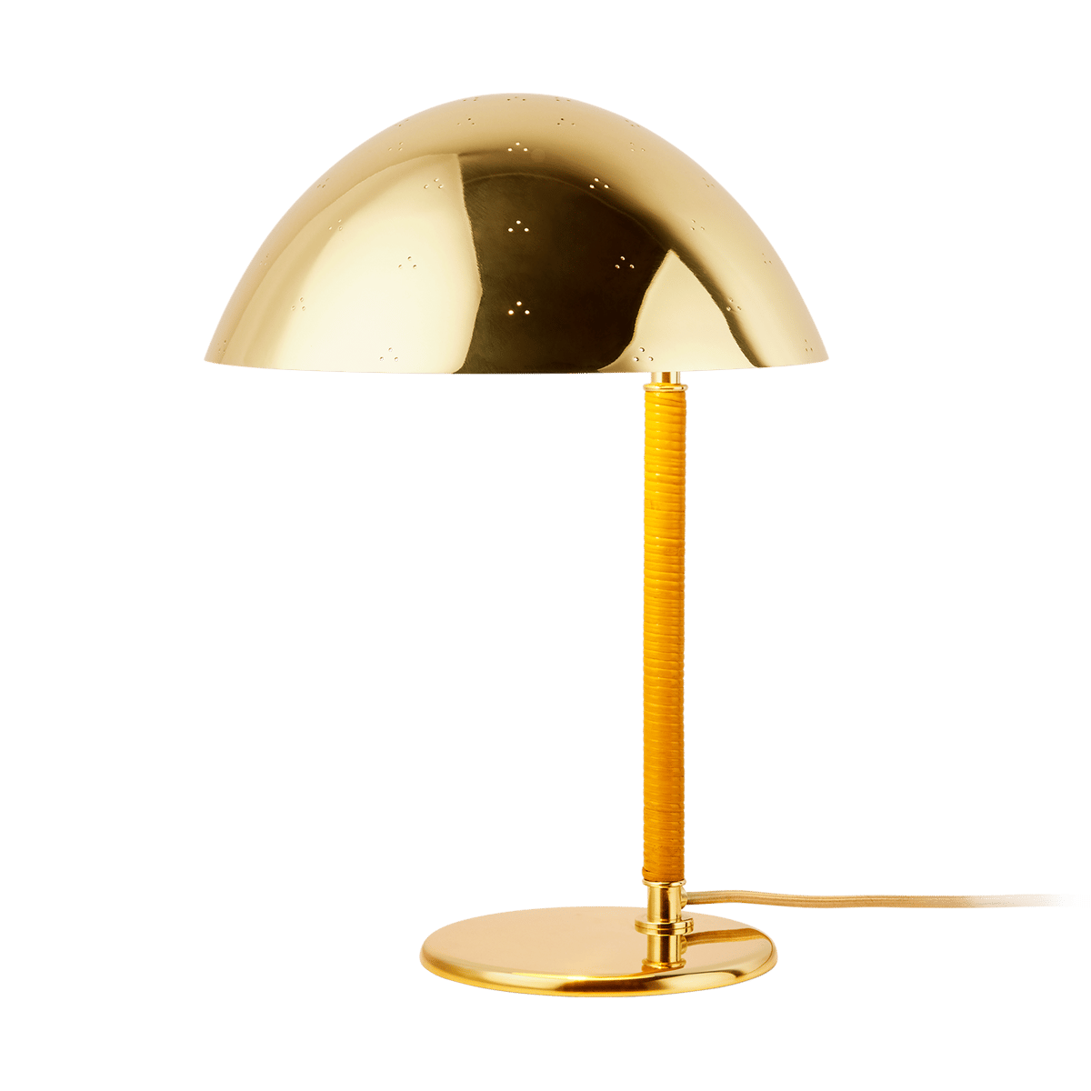 Bilde av Gubi 9209 bordlampe Messing-rotting