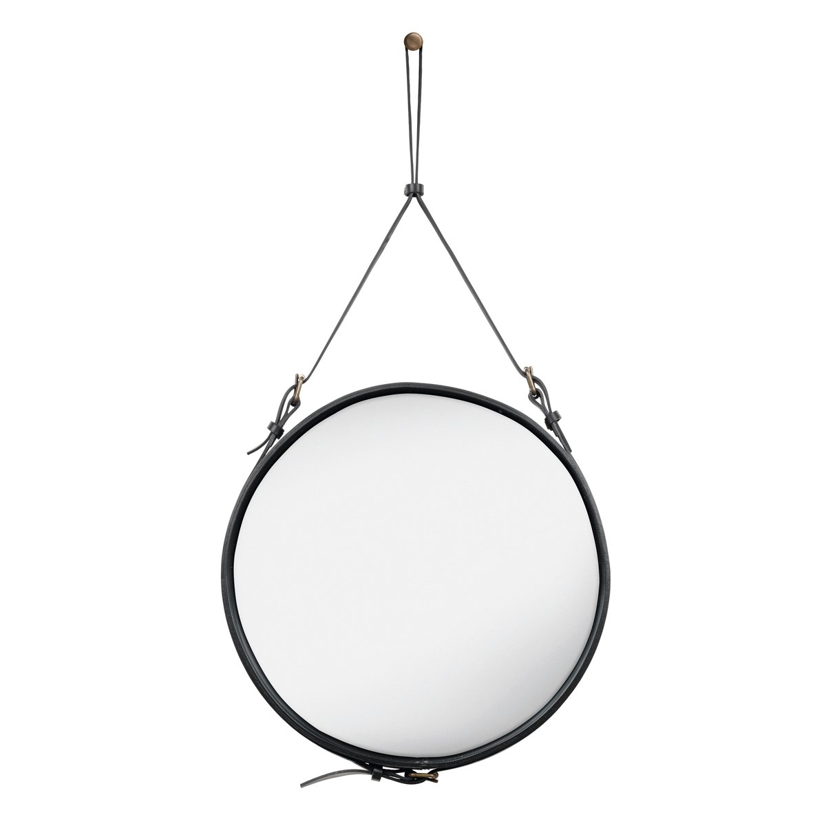 GUBI - Adnet Speil Circular Ø58 Black Leather