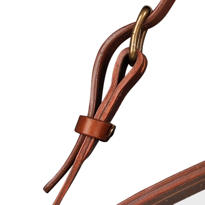 Adnet rundt speil, brown, large GUBI