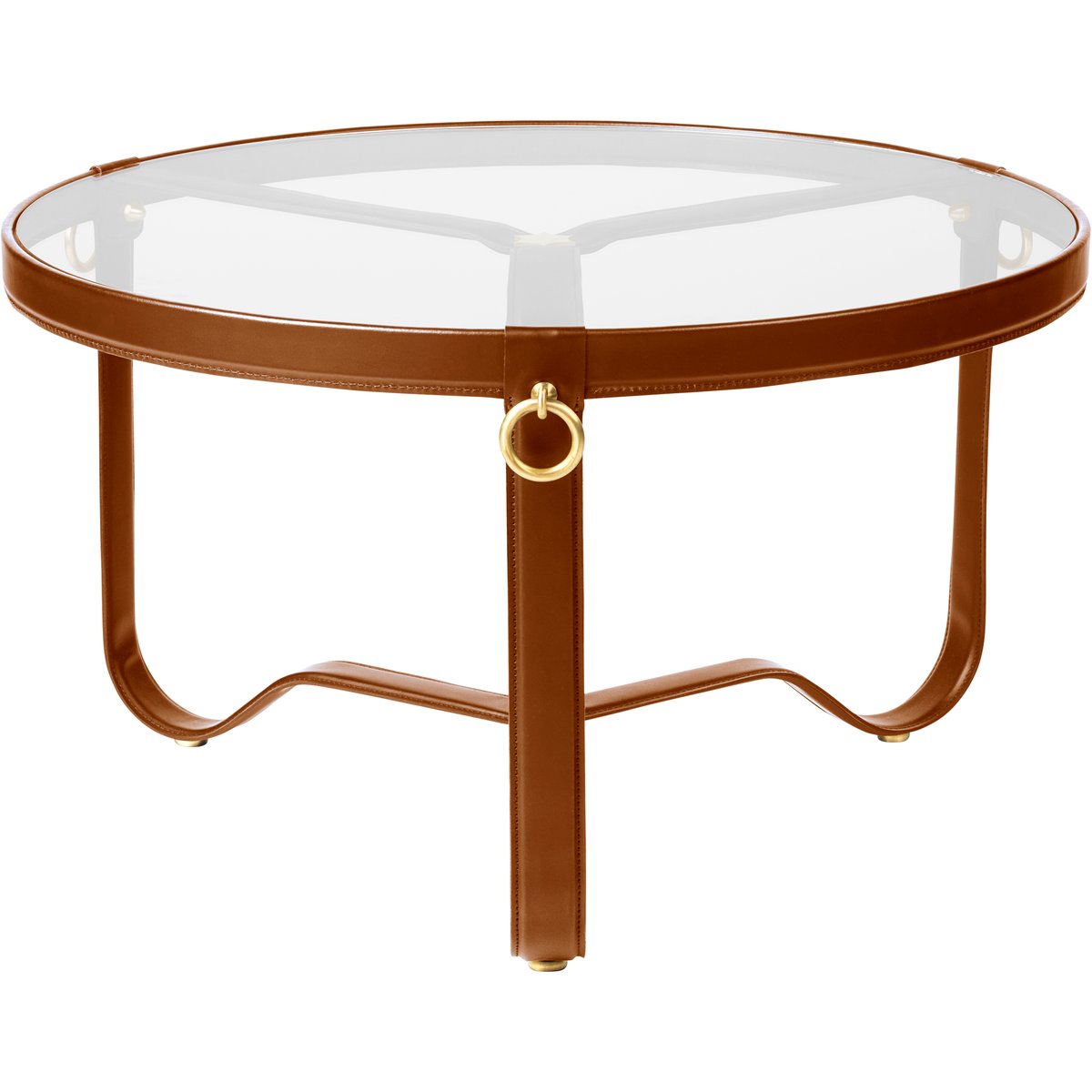 GUBI Adnet salongbord 70 cm Tan | Skandinavisk Design | Sofabord | Brun