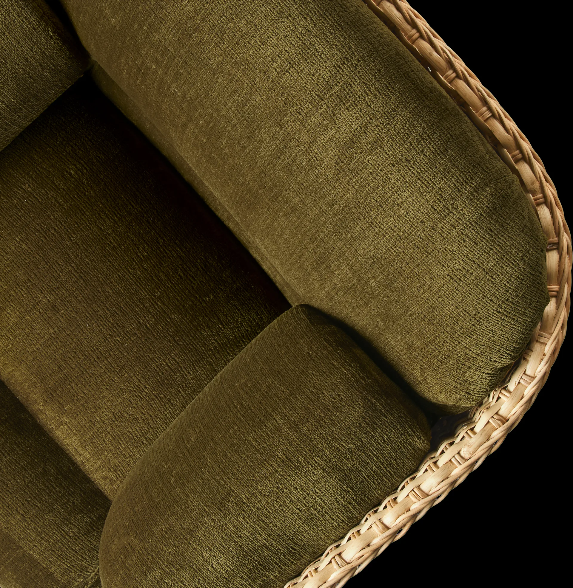 Basket loungestol heltrukket, Mumble Glamour Group 40-rotting GUBI