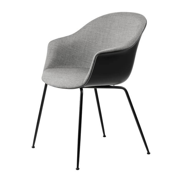 Bat Dining Chair front upholstered conic base - Remix 3 nr. 152-black - GUBI