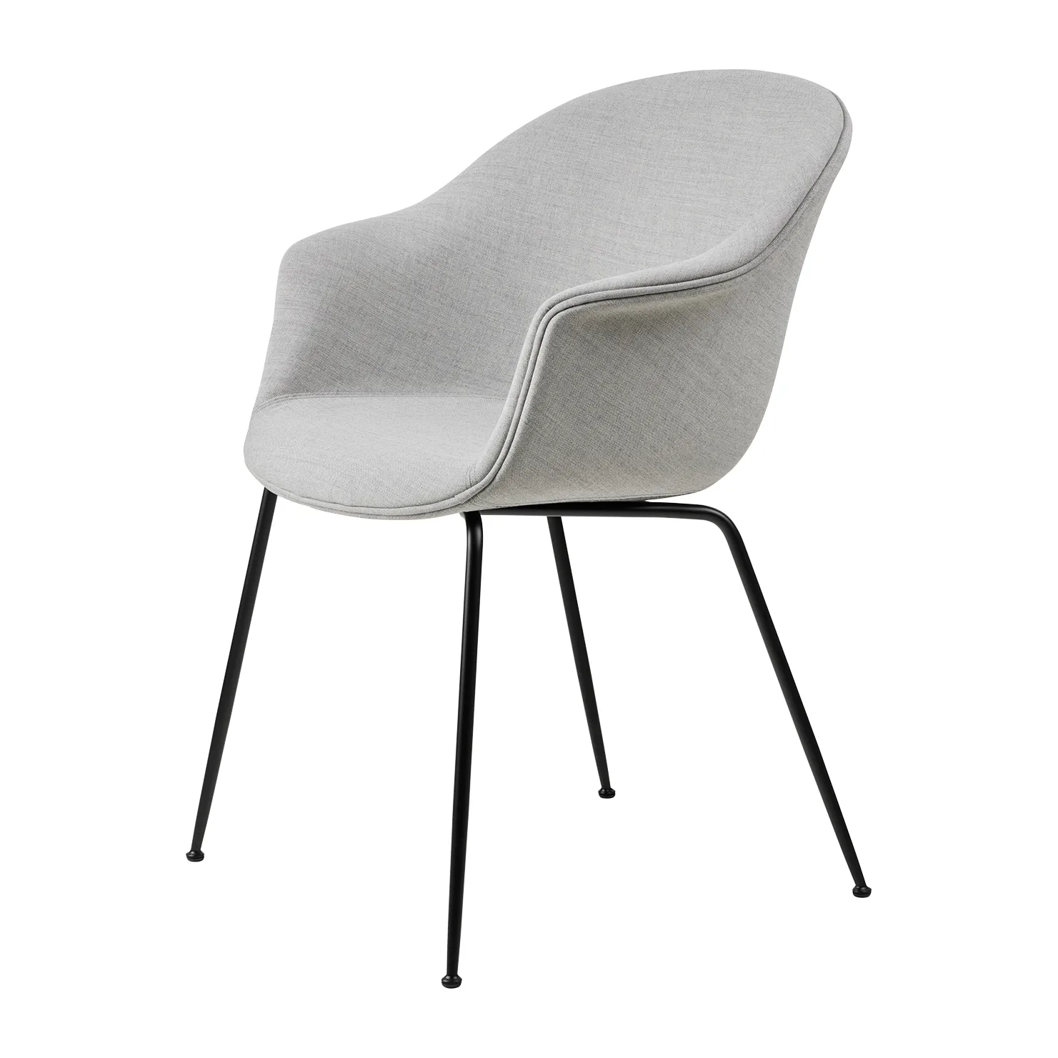 Bat Dining Chair Fully Upholstered stol, Remix 3 nr. 123-black GUBI