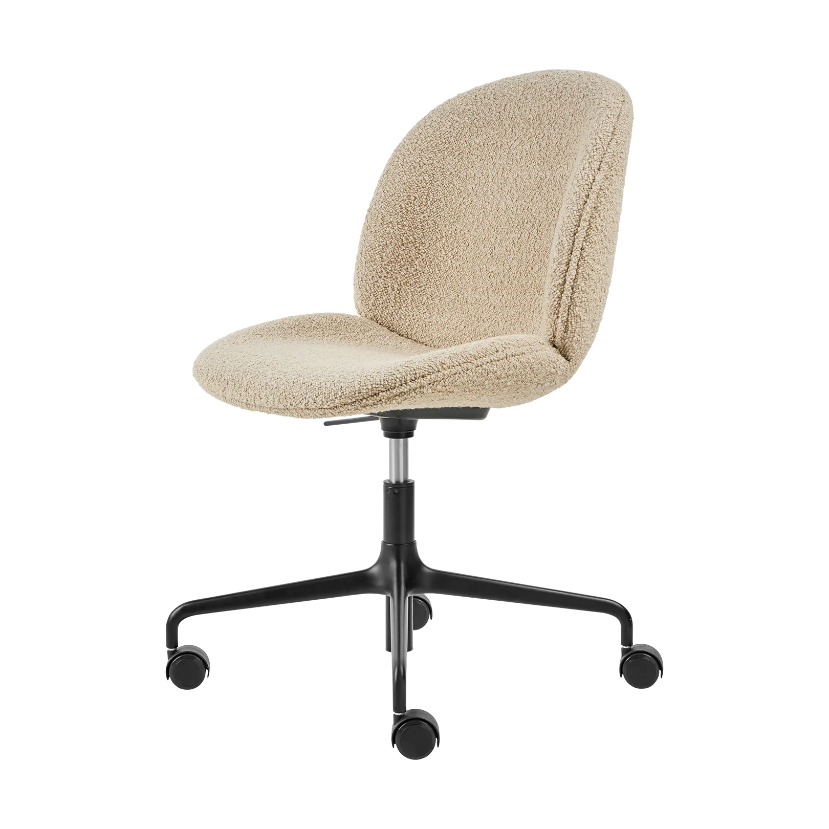 Beetle Meeting Chair kontorstol fullt polstret, Karakorum dedar 003-svarte ben GUBI