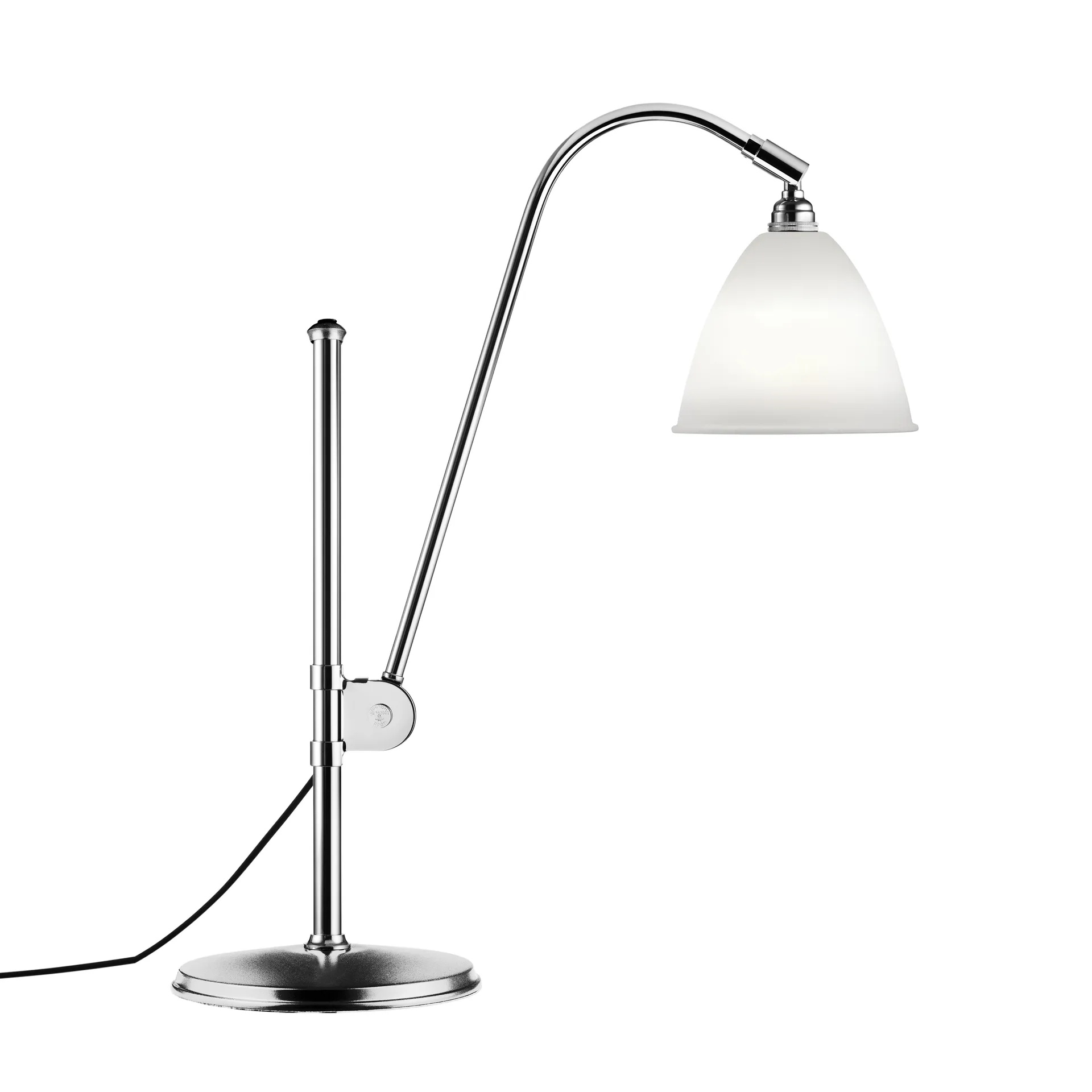 Bestlite BL1 bordlampe, benporslin-krom GUBI