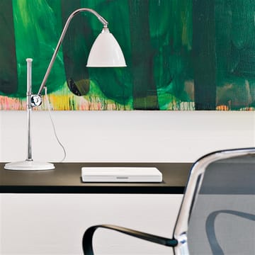 Bestlite BL1 bordlampe - matt hvit-krom - GUBI