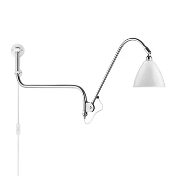 Bestlite BL10 vegglampe - Matt hvit-krom - GUBI