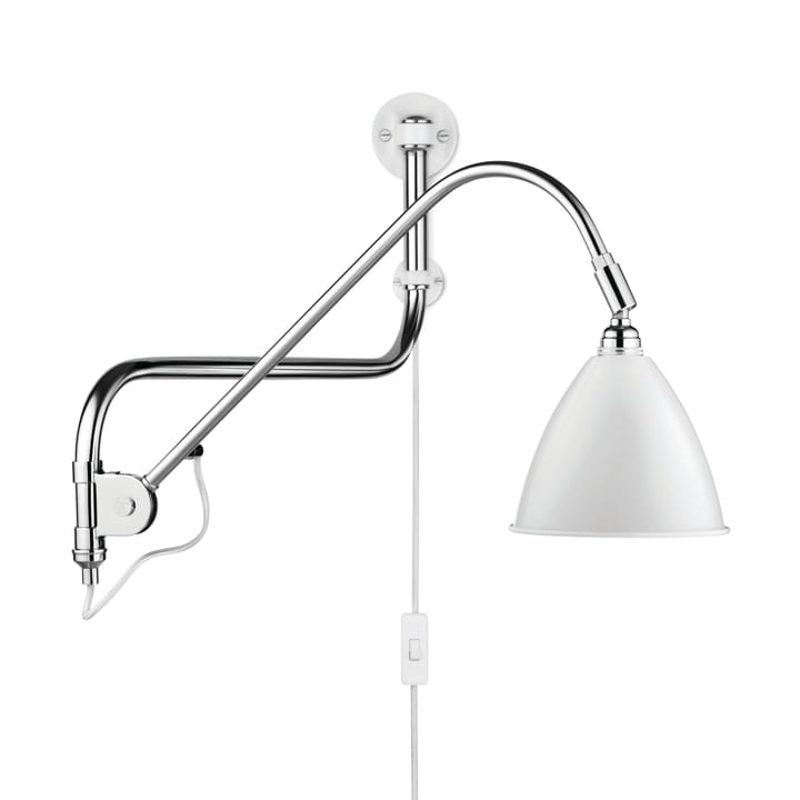 Bestlite BL10 vegglampe - Matt hvit-krom - GUBI