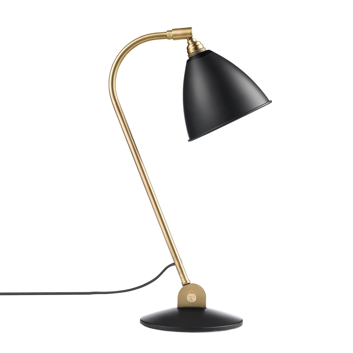 Bilde av GUBI Bestlite BL2 bordlampe charcoal black-messing