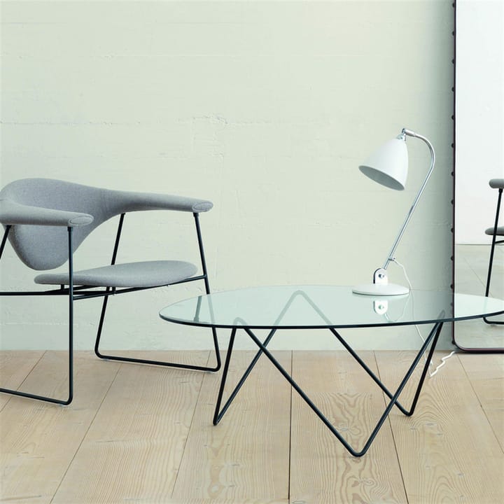 Bestlite BL2 bordlampe, matt hvit-krom GUBI