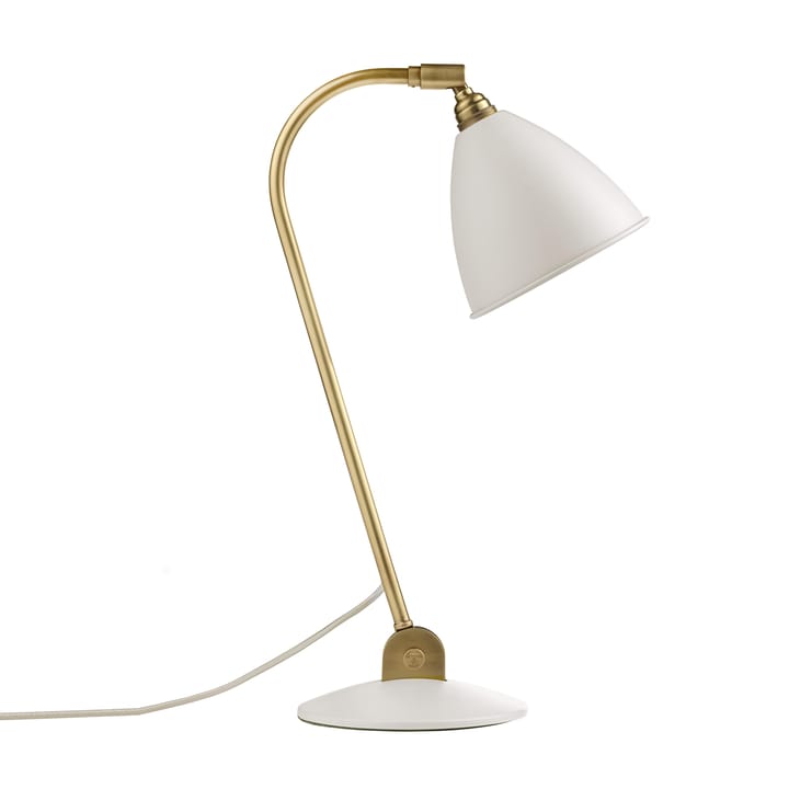 Bestlite BL2 bordlampe - matt hvit-messing - GUBI