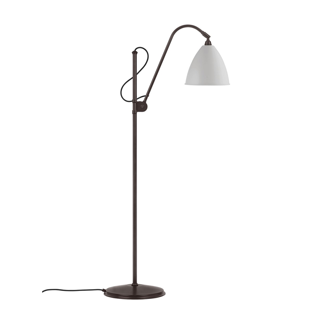 Bilde av GUBI Bestlite BL3M gulvlampe classic white-svart