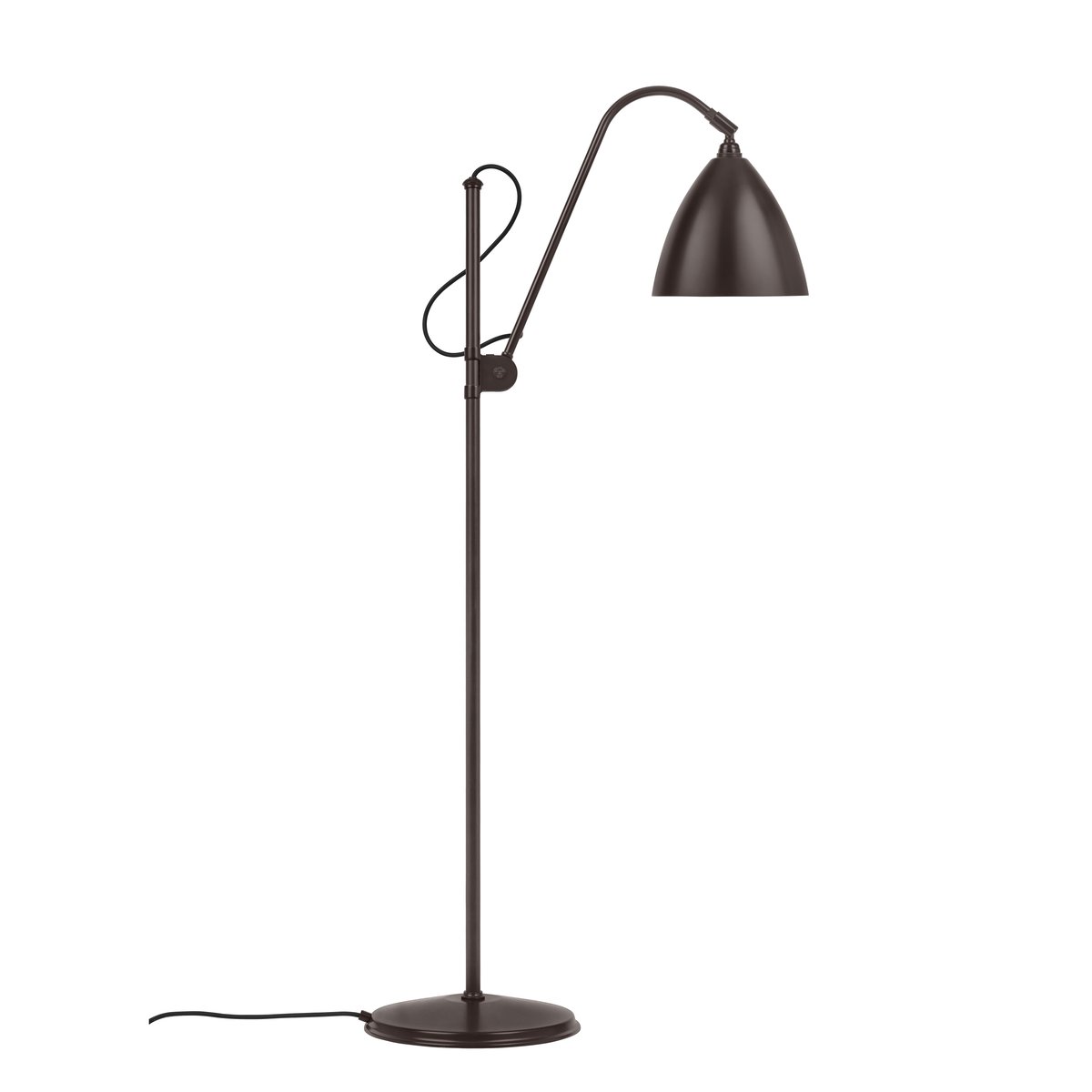 Bilde av GUBI Bestlite BL3M gulvlampe svart-svart