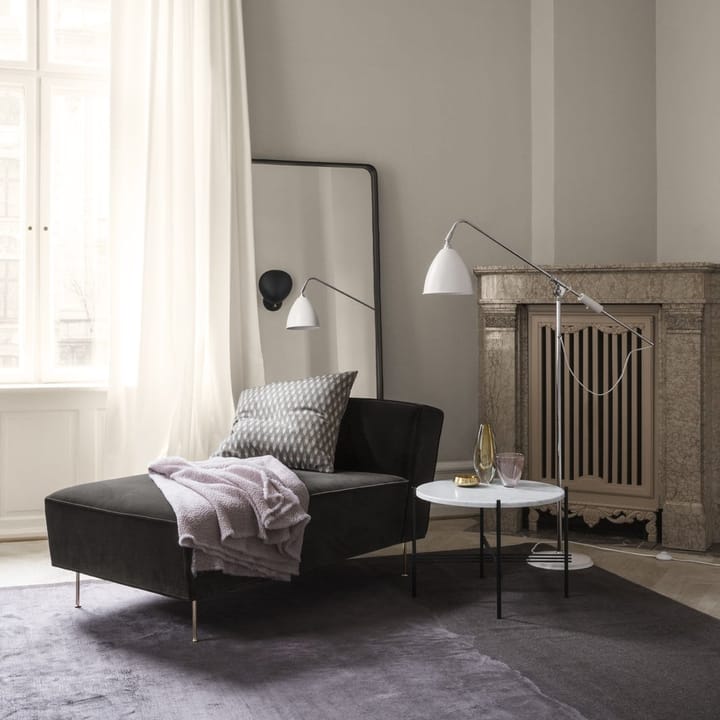 Bestlite BL4 gulvlampe, matt hvit-krom GUBI