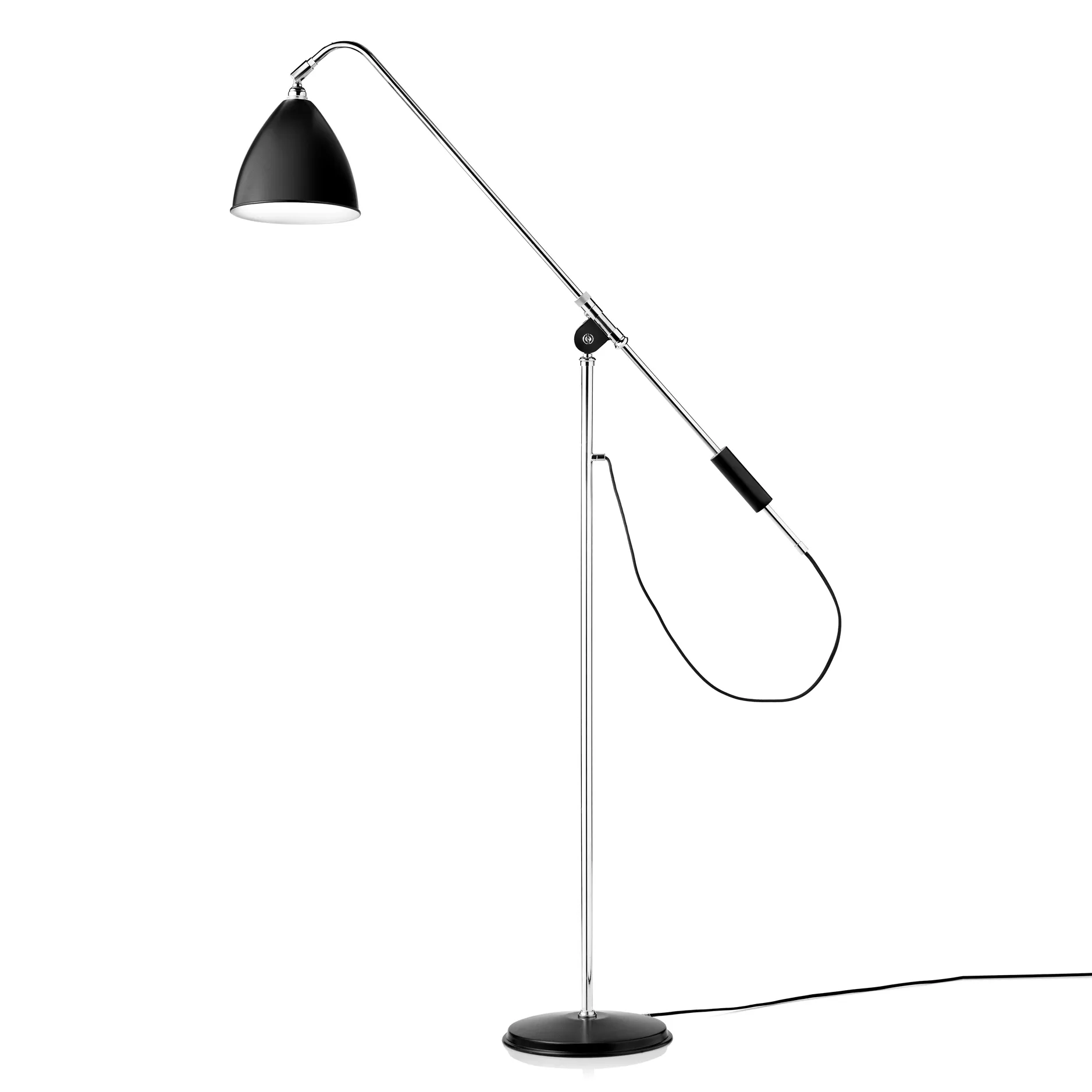 Bestlite BL4 gulvlampe, svart-krom GUBI