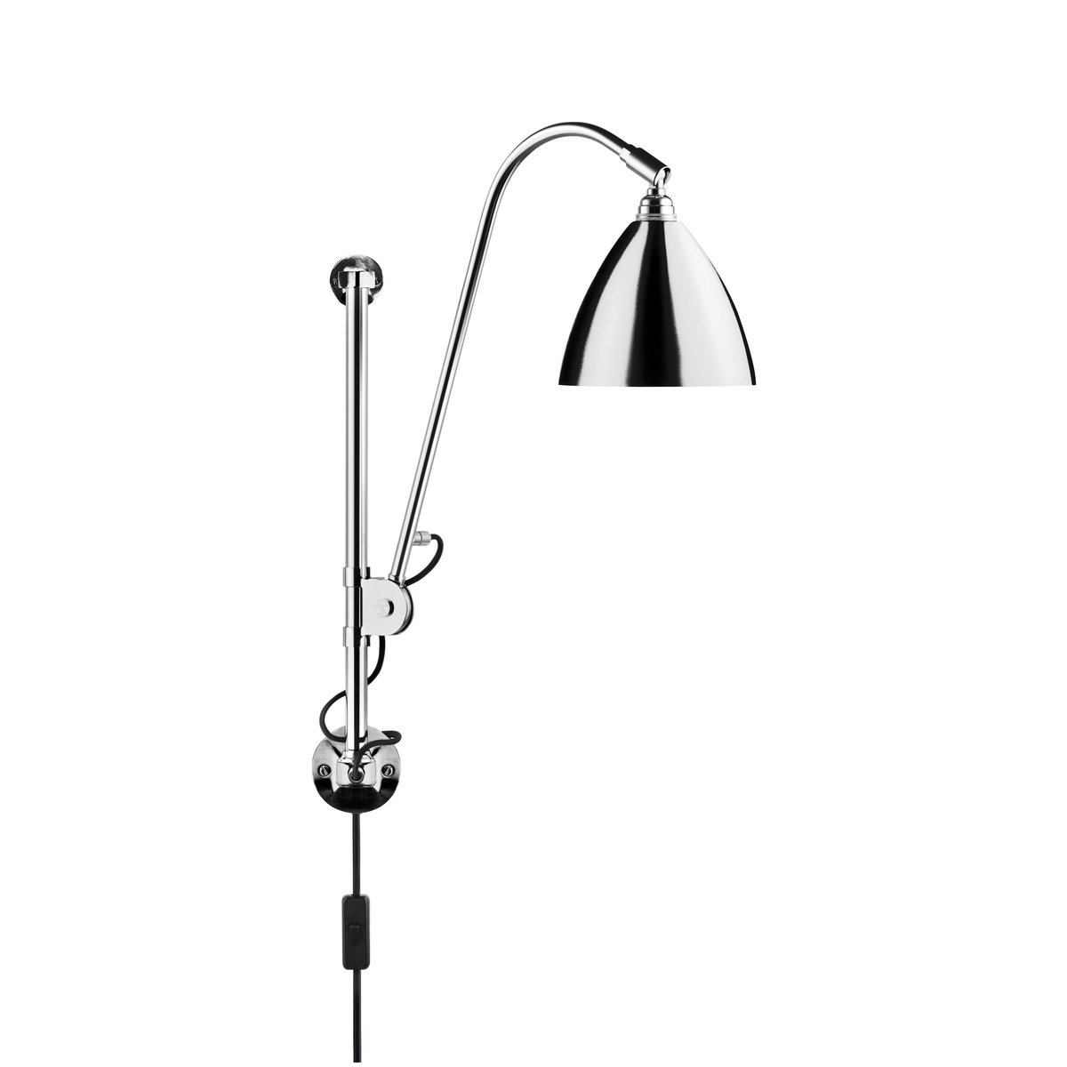 Bilde av GUBI Bestlite BL5 vegglampe Krom