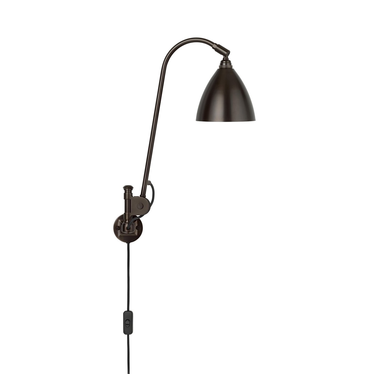Bilde av GUBI Bestlite BL6 vegglampe svart-svart
