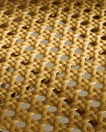 C-chair Outdoor stol - All french cane-natural teak - GUBI