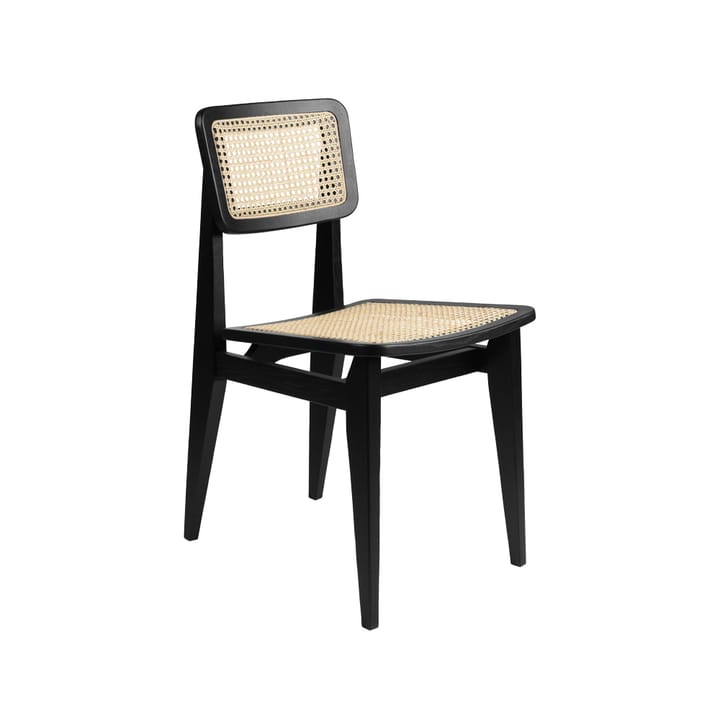 C-Chair stol - Black stained oak, rotting - GUBI